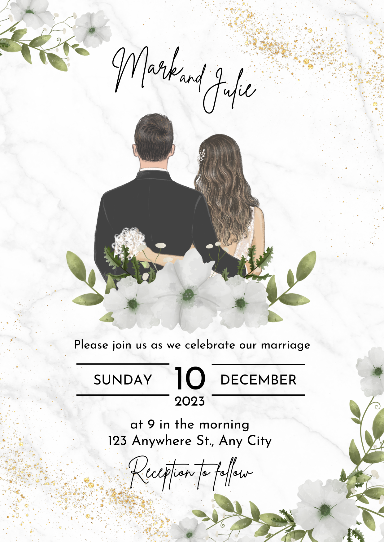 1 Wedding invitation