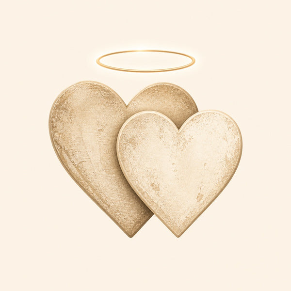 Love hearts and angels