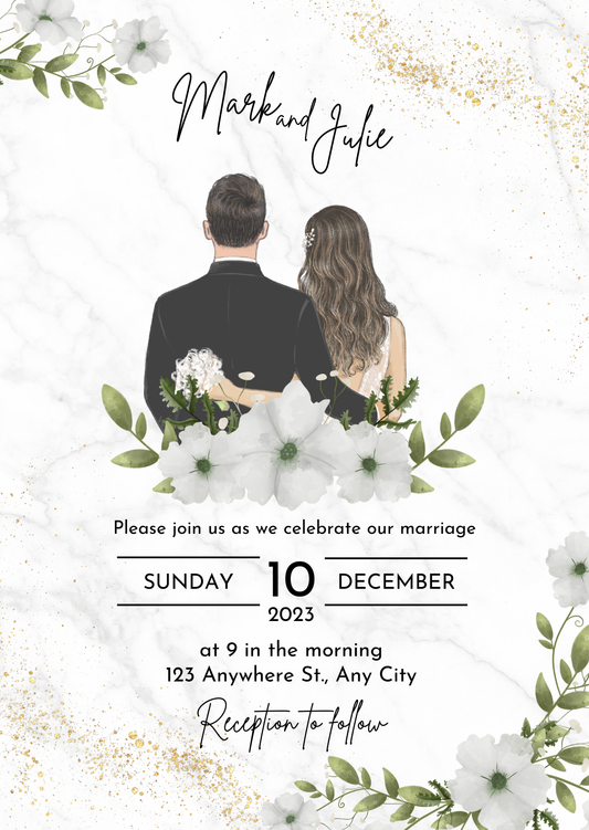 1 Wedding invitation